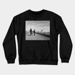 Hitchhiking to Los Angeles, 1937. Vintage Photo Crewneck Sweatshirt